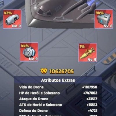 Andoid/IOS - VIP 13 | HQ 35 | 303M Power | 159M Hero Power | T11 | Gorila