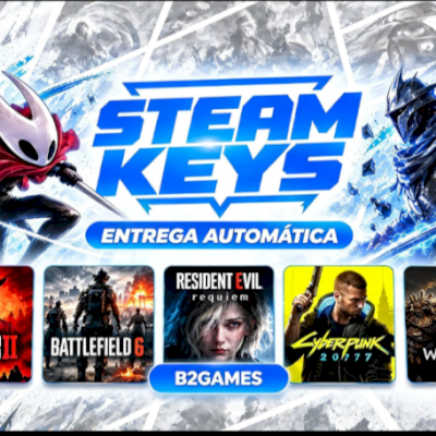 Steam Key Aleatória jogo +200R$ entrega automática