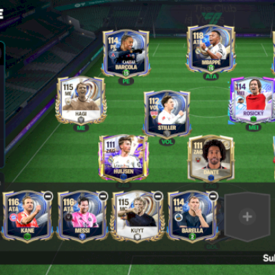 Conta fc mobile 115 com login EA