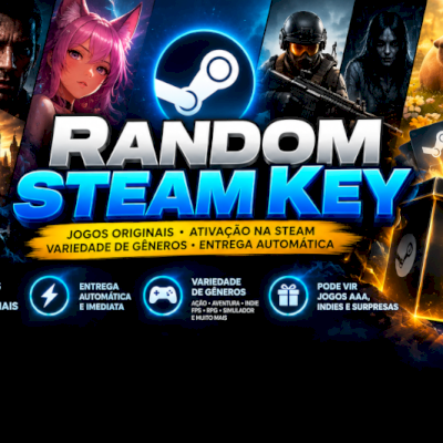 STEAM RANDOM KEY | KEY DE JOGOS ALEATÓRIOS