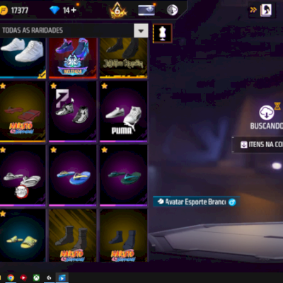 conta de free fire,5 angelicais,naruto+