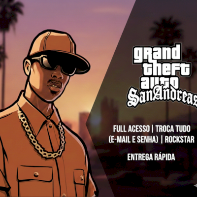 GTA SAN ANDREAS | FULL ACESSO | TROCA TUDO (E-MAIL E SENHA) | ROCKSTAR