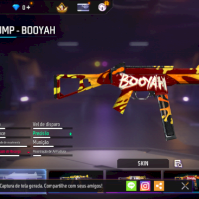 Conta de ff com duas angelical e 2 ump att