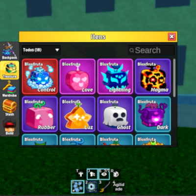 CONTA FORTE BLOX FRUITS LV 1500+ 🔥 VÁRIAS FRUTAS + HAKI  + ESPADAS