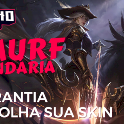 [BR] SMURF LOL LVL 30 ATÉ 70K ESSÊNCIA AZUL + ESCOLHA SKIN LENDÁRIA