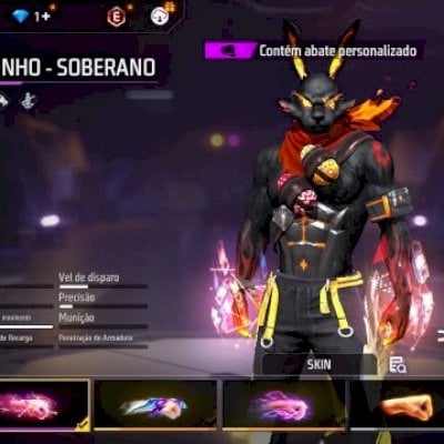 Conta muito boa com as novas skin da parceira com Naruto.