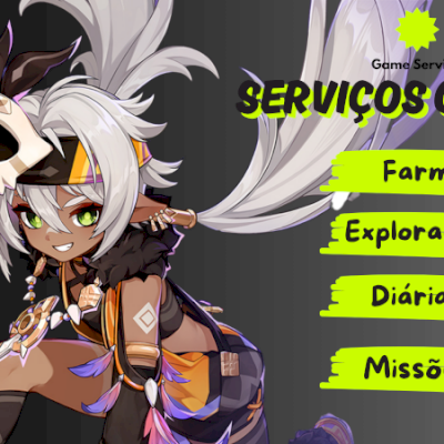 (PROMOCAO PARA NOVOS CLIENTES) GENSHIN IMPACT - MISSÕES - EXPLORAÇÃO - FARM