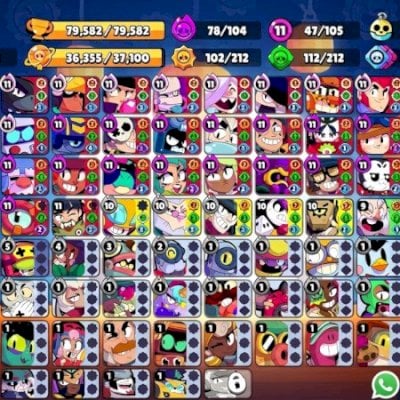 Conta Brawl Stars End-Game – Pronta para Competitivo