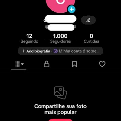 Conta tik tok com 1mil seguidores para quem quer começar bem✅📈