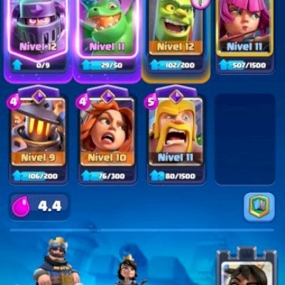 Conta Clash Royale 7k de troféu ,arena 19 , 7 evolução , conta boa