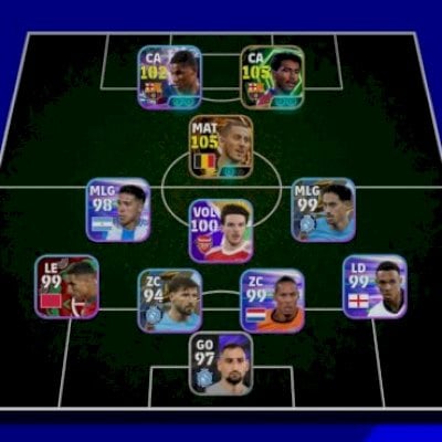 Efootball mobile contas