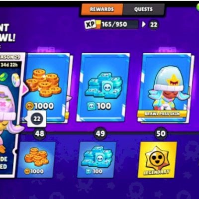 Conta brawl stars com brawl pass