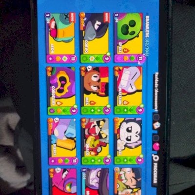 CONTA BRAWL STARS/ 82 BRAWLERS/ 6 PRESTÍGIOS/ 17935 TROFÉUS.