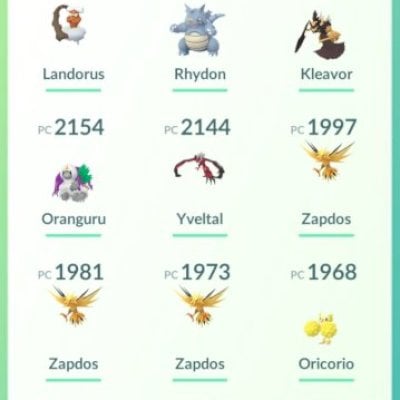 Conta pokémon Go nível 54 de 2016 bem rara