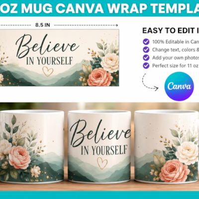 11 Oz Mug Canva Template