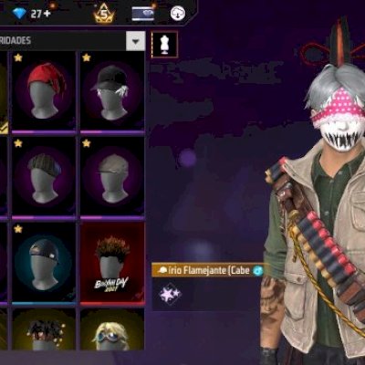 CONTA GEMADA DE FF COM ANGELICAL, AVENTUREIRO, FITINHA DOURADA, UMP ATT, PRIME 5