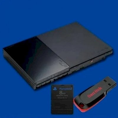 🔵 Playstation2 + periféricos em bom estado 🔵