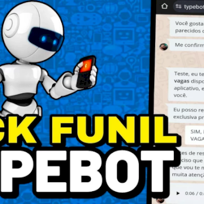 PACK DE TYPEBOT 2025 +450 Funis Script Audio Projeto ENVIO AUTOMATICO