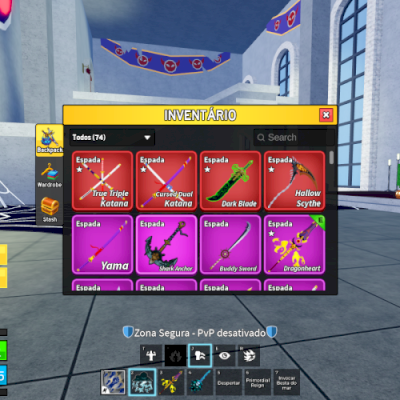 (BLACK FRIDAY) Conta Blox Fruits COMPLETA – Todas V4 + Dark Blade v3 + Frutas