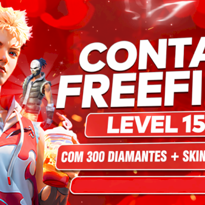CONTA NÍVEL 15 + 50 DIAMANTES 💎 | 26K OURO 💰 | 100% SEGURA 🔥