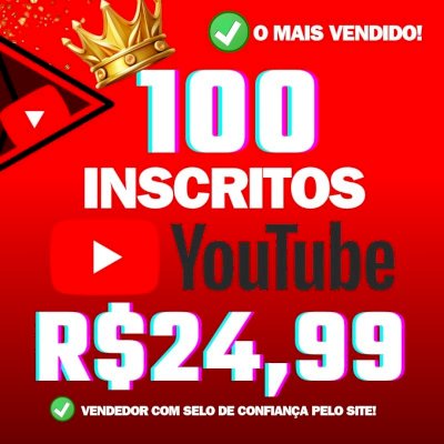 🔰 100 INSCRITOS NO YOUTUBE | ✅️ O MAIS BARATO DO SITE | 👑 COMPRA CONFIÁVEL