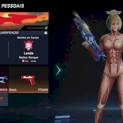 Conta Blood strike Rank mitico + Bizon serafim lev3