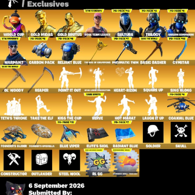 [217 Skins!] Og Stw | World Cup | Gold Midas | Gold Brutus | Sultura | Trilogy..