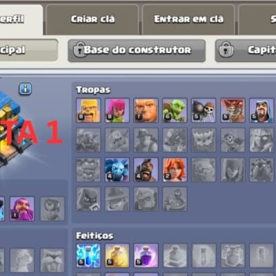 3. ⚔️ Clash of Clans TH12 – Conta Pronta! 🔨 4 Construtores • 💎 700+ Gemas