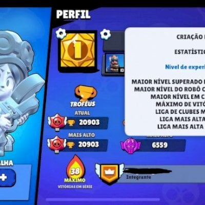 CONTA BRAWL STARS BARATA 21K DE TROFÉU COM MUITA SKIN