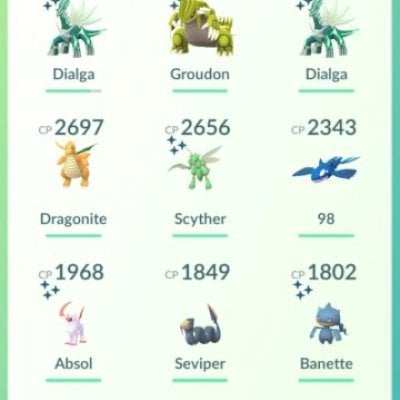 CONTA POKÉMON GO COM MAIS DE 300 SHINIES E 24 MILHÕES DE STARDUST