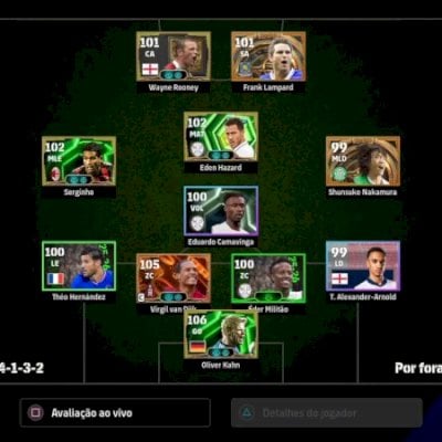 Conta efootball com Van Dick big time