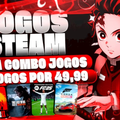 MEGA COMBO +25 Jogos Steam da sua Escolha! (PC) Ativação Steam + 5 Bonus
