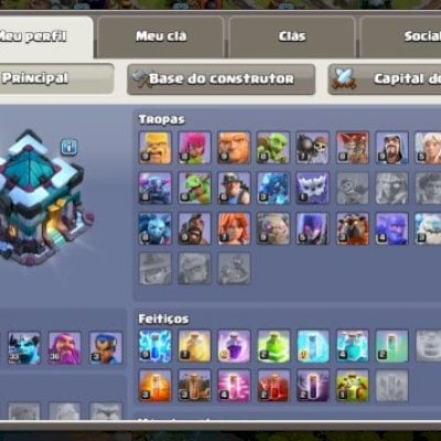 Conta Clas of Clans (CoC) Centro De Vila 13