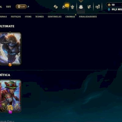 Conta nível 372 manual com 150 skins 10 anos