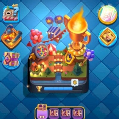 conta clash royale 5k gemas