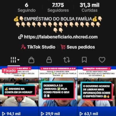 🔥 CONTA TIKTOK 7K | SHOP ATIVO | ENGATIVADA | NICHO BOLSA FAMÍLIA ✅