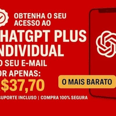 CHATGPT PLUS 5 - 100% INDIVIDUAL 30 DIAS