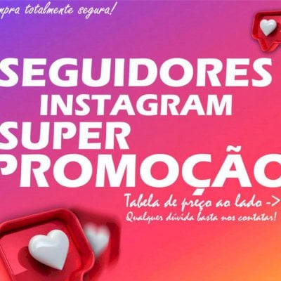 [PROMOÇÃO]✨5K DE SEGUIDORES INSTAGRAM AGORA!! (MELHOR PREÇO)