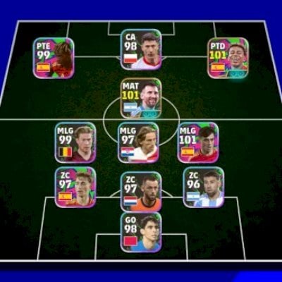 Efootball mobile contas