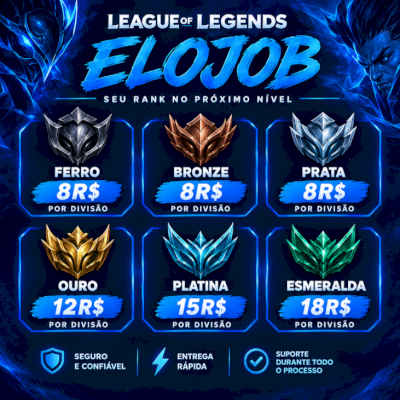 Elojob e Duoboost Ferro Ao Diamante League Of Legends