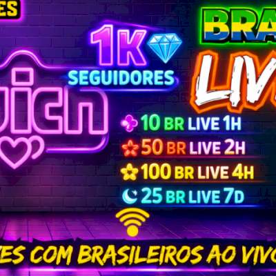 TWITCH; 1K SEGUIDORES 2,99_menor preço do Brasil-LIVES DIÁRIAS