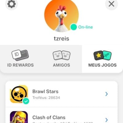 Vendo conta de clash royale, junto com braw 28k de troféu e clash of cans CV 13