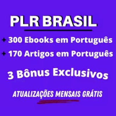 ✅+ de 400 PLRs de todos os tipos + Bônus + Área de Membros✅