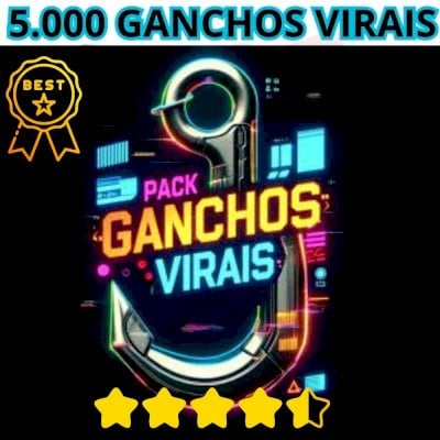 5.000 Ganchos Vídeos Virais🔥 - Vitalicio - Online🟢