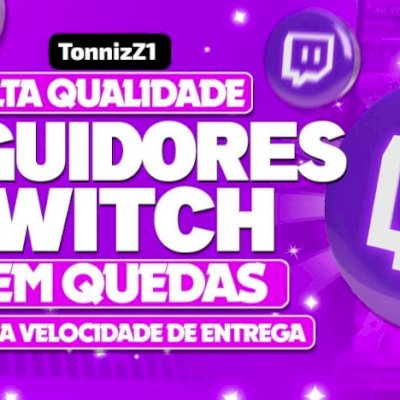 SEGUIDORES TWITCH (SEGUIDORES/VIEWS) (MELHOR PREÇO DO SITE!) - COM GARANTIA