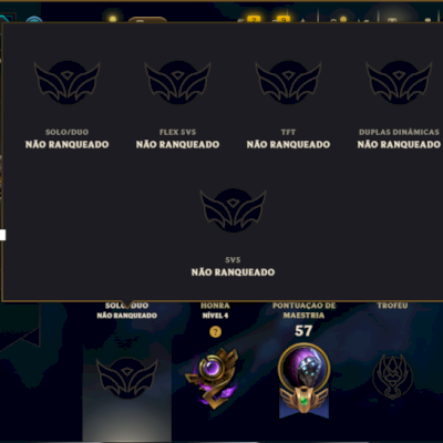 Unranked com 75 Champs e 2 Skins