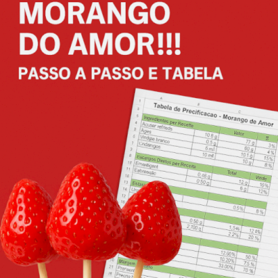 caixa rapido com morango do amor