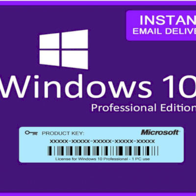 Chave De Licença ORIGINAL Windows 10 Pro 32/64 Bits