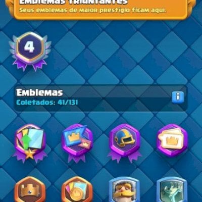Conta de Clash Royale com 8K de troféus