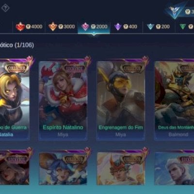 Conta full emblema,muitas skins e Winrate Alto/Preço fixo